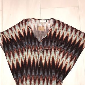 Unique dress cover-up/beach swim top from boutique